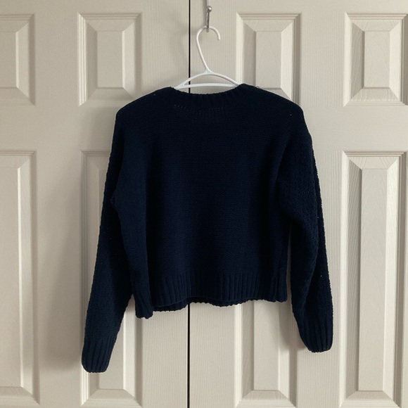 Navy Garage knit sweater - Picture 2 of 2